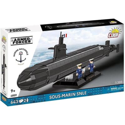 Cobi COBI-4859 - 643 PCS ARMED FORCES 4859 SOUS-MARIN SNLE Cobi COBI-4859 - 643 PCS ARMED FORCES 4859 SOUS-MARIN SNLE