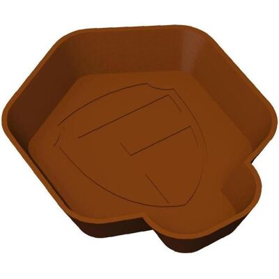 Feldherr Token-Tray SHELL Mini, braun (Kunststoff) Feldherr Token-Tray SHELL Mini, braun (Kunststoff)