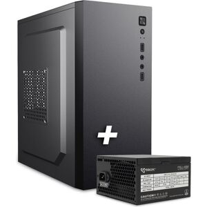 Sbox Computer case PCC-12 MicroATX + PSU-400 (ITX, mATX), PC Gehäuse, Schwarz Sbox Computer case PCC-12 MicroATX + PSU-400 (ITX, mATX), PC Gehäuse, Schwarz