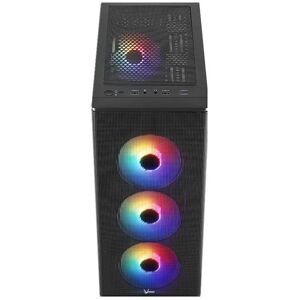 Formula Számítógépház - FG-06 AR (fekete, ablakos, 4x12cm ARGB venti, mATX, 1xUSB3.0, 2xUSB2.0) (mATX), PC Gehäuse, Schwarz Formula Számítógépház - FG-06 AR (fekete, ablakos, 4x12cm ARGB venti, mATX, 1xUSB3.0, 2xUSB2.0) (mATX), PC Gehäuse, Schwarz