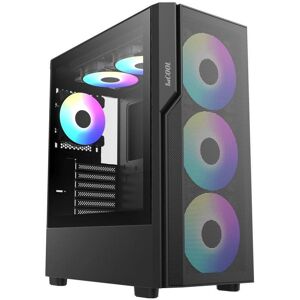 1st Cool 1stCOOL GAMER 5, ATX case, 3x ARGB fan, USB3.0, USB-C, black (ATX), PC Gehäuse, Schwarz 1st Cool 1stCOOL GAMER 5, ATX case, 3x ARGB fan, USB3.0, USB-C, black (ATX), PC Gehäuse, Schwarz