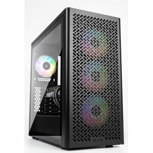 Cooler Master ELITE 502 4 FANS ARGB (ATX, ITX, mATX), PC Gehäuse, Schwarz Cooler Master ELITE 502 4 FANS ARGB (ATX, ITX, mATX), PC Gehäuse, Schwarz