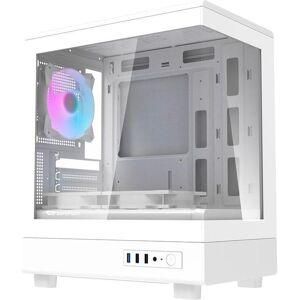 Darkflash Tech DarkFlash DB330M White Computer Case (+3 Fans) v2, PC Gehäuse, Weiss Darkflash Tech DarkFlash DB330M White Computer Case (+3 Fans) v2, PC Gehäuse, Weiss
