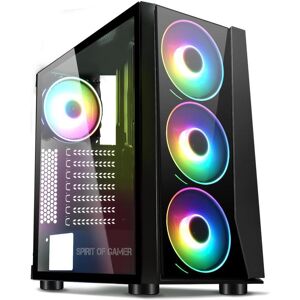 Spirit Of Gamer Ghost 3 (ATX, mATX, Mini-ITX), PC Gehäuse, Schwarz Spirit Of Gamer Ghost 3 (ATX, mATX, Mini-ITX), PC Gehäuse, Schwarz