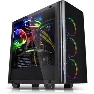Thermaltake View 21 (ATX, mATX, Mini-ITX), PC Gehäuse, Schwarz Thermaltake View 21 (ATX, mATX, Mini-ITX), PC Gehäuse, Schwarz
