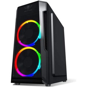 Spirit Of Gamer Boitier Mini Tour Micro Atx Deathmatch 3 RGB Avec Panneaux Vitrés (Noir) (mATX), PC Gehäuse, Schwarz Spirit Of Gamer Boitier Mini Tour Micro Atx Deathmatch 3 RGB Avec Panneaux Vitrés (Noir) (mATX), PC Gehäuse, Schwarz