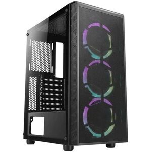 Azza Prime Gaming Case 3x A-RGB fan (ATX, mATX, Mini-ITX), PC Gehäuse, Schwarz Azza Prime Gaming Case 3x A-RGB fan (ATX, mATX, Mini-ITX), PC Gehäuse, Schwarz
