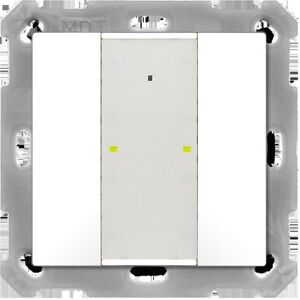 MDT BE-TA55P2.02, Schalter + Taster, Weiss MDT BE-TA55P2.02, Schalter + Taster, Weiss