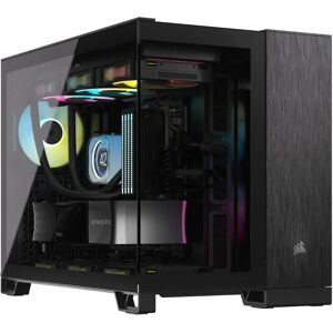 Corsair 2500X (schwarz/anthrazit, Tempered Glass x 2) (mATX, Mini-ITX), PC Gehäuse, Schwarz, Grau Corsair 2500X (schwarz/anthrazit, Tempered Glass x 2) (mATX, Mini-ITX), PC Gehäuse, Schwarz, Grau