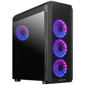 Chieftec CASE MIDITOWER ATX W/O PSU/SCORPIO4 GL-04B-UC-OP (ATX, mATX, Mini-ITX), PC Gehäuse, Schwarz Chieftec CASE MIDITOWER ATX W/O PSU/SCORPIO4 GL-04B-UC-OP (ATX, mATX, Mini-ITX), PC Gehäuse, Schwarz