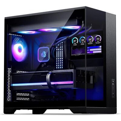 Phanteks XT V5 LCD PC-Gehäuse, Midi-Tower, ATX, 7-Zoll-LCD, Tempered Glass - schwarz (ATX, mATX, Mini-ITX), PC Gehäuse, Schwarz Phanteks XT V5 LCD PC-Gehäuse, Midi-Tower, ATX, 7-Zoll-LCD, Tempered Glass - schwarz (ATX, mATX, Mini-ITX), PC Gehäuse, Schwarz