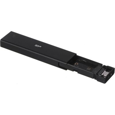 Silicon Power PD60 Speichergehäuse (M.2), Festplattengehäuse, Schwarz Silicon Power PD60 Speichergehäuse (M.2), Festplattengehäuse, Schwarz
