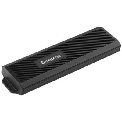 Chieftec SSD M.2 PCIe NVMe/S-ata SSD Enclosure Tool-Less (M.2), Festplattengehäuse, Schwarz Chieftec SSD M.2 PCIe NVMe/S-ata SSD Enclosure Tool-Less (M.2), Festplattengehäuse, Schwarz