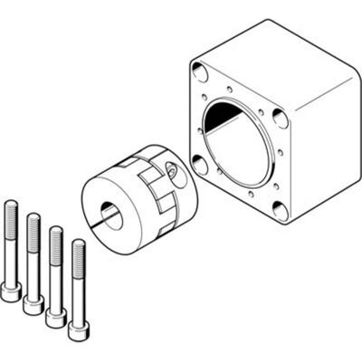 Festo Kit assiale 2449341 EAMM-A-D100-120G 1 pz. (Diverse), Elektronikzubehör + Gehäuse Festo Kit assiale 2449341 EAMM-A-D100-120G 1 pz. (Diverse), Elektronikzubehör + Gehäuse