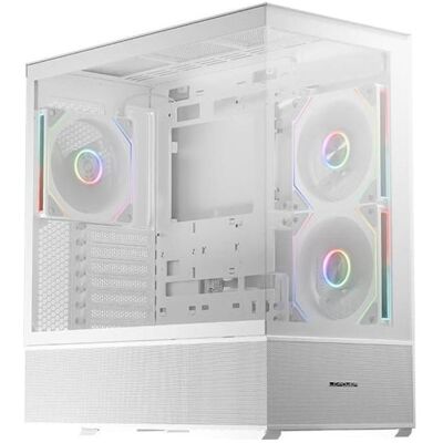 LC-Power Geh Midi ATX Gaming 812W - Quartz Vision - o.N (ATX), PC Gehäuse, Schwarz LC-Power Geh Midi ATX Gaming 812W - Quartz Vision - o.N (ATX), PC Gehäuse, Schwarz