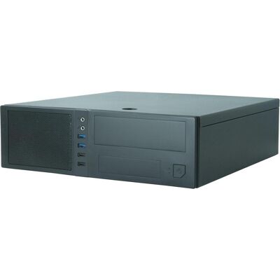 Chieftec Mini Tower PC SGCC Schwarz Mini-ITX Heimbüro mATX 0.6mm 356mm x 102mm x 338mm 2x USB3.0 (Mini-ITX), PC Gehäuse, Schwarz Chieftec Mini Tower PC SGCC Schwarz Mini-ITX Heimbüro mATX 0.6mm 356mm x 102mm x 338mm 2x USB3.0 (Mini-ITX), PC Gehäuse, Schwarz