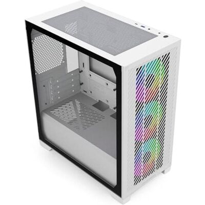 Cooler Master Elite 301 White ARGB (ITX, mATX), PC Gehäuse, Weiss Cooler Master Elite 301 White ARGB (ITX, mATX), PC Gehäuse, Weiss