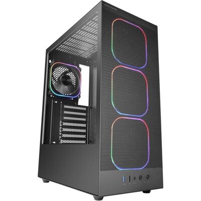 Tacens MARS MC-NEBULA 4x120mm ARGB ATX- obudowa (ATX, mATX, Mini-ITX), PC Gehäuse, Schwarz Tacens MARS MC-NEBULA 4x120mm ARGB ATX- obudowa (ATX, mATX, Mini-ITX), PC Gehäuse, Schwarz