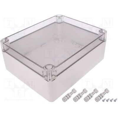 Elektro-Plast INDUSTRIAL Hermetische Box N/T 270x220x106mm IP65 grau, transparenter Deckel 2719-01 (Gehäuse), Elektronikzubehör + Gehäuse, Transparent, Grau Elektro-Plast INDUSTRIAL Hermetische Box N/T 270x220x106mm IP65 grau, transparenter Deckel 2719-01 (Gehäuse), Elektronikzubehör + Gehäuse, Transparent, Grau