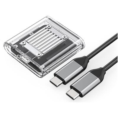 Orico Other Computer Accessory TC20-M2-10G M.2 NVME USB-C 3.2 Disk Caddy - Transparent (M.2), Festplattengehäuse, Transparent Orico Other Computer Accessory TC20-M2-10G M.2 NVME USB-C 3.2 Disk Caddy - Transparent (M.2), Festplattengehäuse, Transparent