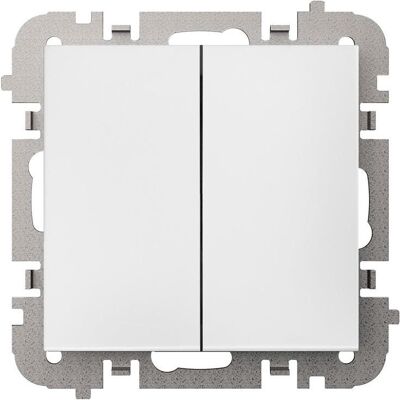 Elektro-Plast Double Pole Switch White, Schalter + Taster, Weiss Elektro-Plast Double Pole Switch White, Schalter + Taster, Weiss