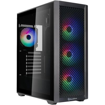 Silverstone SST-FA515XR-BG - FARA Superior Airflow ATX Mid-Tower Chassis with dual radiator support (ATX), PC Gehäuse, Schwarz Silverstone SST-FA515XR-BG - FARA Superior Airflow ATX Mid-Tower Chassis with dual radiator support (ATX), PC Gehäuse, Schwarz