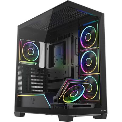 Modecom Obudowa Volcano Stellar Plus Argb Midi 5f Black (ATX, mATX, Mini-ITX), PC Gehäuse, Schwarz Modecom Obudowa Volcano Stellar Plus Argb Midi 5f Black (ATX, mATX, Mini-ITX), PC Gehäuse, Schwarz