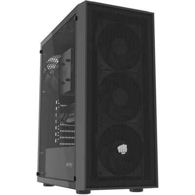 Fury Obudowa Shobo Sh8f Midi Tower Z Oknem Czarna (ATX, mATX, Mini-ITX), PC Gehäuse, Schwarz Fury Obudowa Shobo Sh8f Midi Tower Z Oknem Czarna (ATX, mATX, Mini-ITX), PC Gehäuse, Schwarz