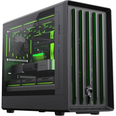 GameMax Case CLAW 360 BK M-ATX (ITX, mATX), PC Gehäuse, Schwarz GameMax Case CLAW 360 BK M-ATX (ITX, mATX), PC Gehäuse, Schwarz