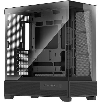 Xilence Flare X909.ARGB (schwarz, Tempered Glass x 2) (ATX), PC Gehäuse, Schwarz Xilence Flare X909.ARGB (schwarz, Tempered Glass x 2) (ATX), PC Gehäuse, Schwarz