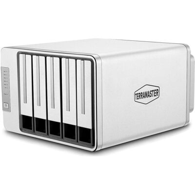 Terramaster USB DAS 05Bay D5-310 (2.5", 3.5"), Festplattengehäuse, Schwarz Terramaster USB DAS 05Bay D5-310 (2.5", 3.5"), Festplattengehäuse, Schwarz