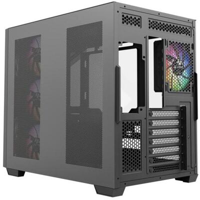 xyz X-CS-QUBEX-B (ATX, mATX, Mini-DTX), PC Gehäuse, Schwarz xyz X-CS-QUBEX-B (ATX, mATX, Mini-DTX), PC Gehäuse, Schwarz