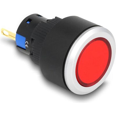 Delock 16 mm Kunststoff Signallampe rot / Lötversion (Gehäuse), Elektronikzubehör + Gehäuse, Rot, Schwarz, Silber Delock 16 mm Kunststoff Signallampe rot / Lötversion (Gehäuse), Elektronikzubehör + Gehäuse, Rot, Schwarz, Silber