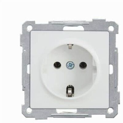 Mutlusan Candela Modul Steckdose weiss, Schalter + Taster, Weiss Mutlusan Candela Modul Steckdose weiss, Schalter + Taster, Weiss