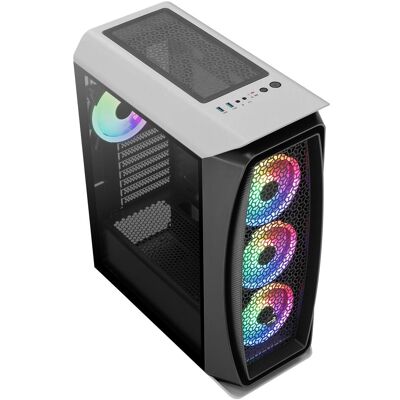 Aerocool Aero One Duo (ATX, mATX, Mini-ITX), PC Gehäuse, Weiss Aerocool Aero One Duo (ATX, mATX, Mini-ITX), PC Gehäuse, Weiss