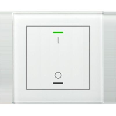 MDT BE-GTL1TW.B1 Glastaster II Light, Schalter + Taster, Weiss MDT BE-GTL1TW.B1 Glastaster II Light, Schalter + Taster, Weiss