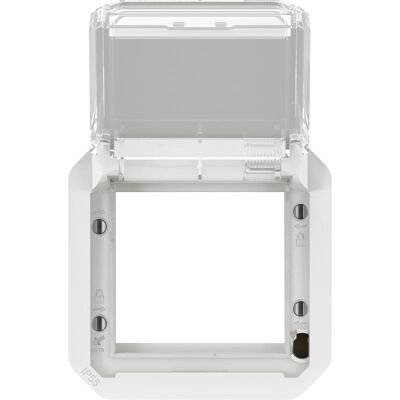 Legrand Plexo 55 Arteor/Mosaik-Adapter, Schalter + Taster, Weiss Legrand Plexo 55 Arteor/Mosaik-Adapter, Schalter + Taster, Weiss