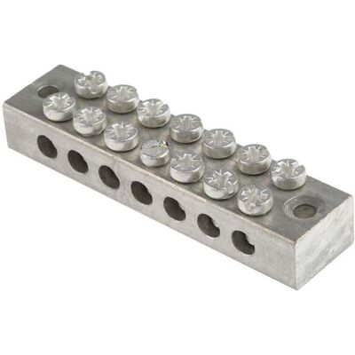 RS PRO Erdungsklemme,doppel,7-pol, Elektronikzubehör + Gehäuse, Grau RS PRO Erdungsklemme,doppel,7-pol, Elektronikzubehör + Gehäuse, Grau