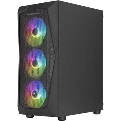 Aerocool Falcon (ATX, mATX, Mini-ITX), PC Gehäuse, Schwarz Aerocool Falcon (ATX, mATX, Mini-ITX), PC Gehäuse, Schwarz