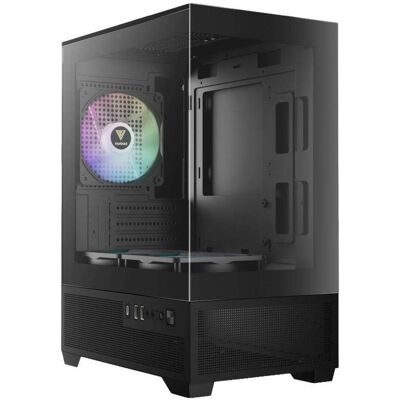 Gamdias Boitier Mini Tour Micro ATX Aura GC9M Elite RGB avec panneaux vitrés (Noir) (mATX, Mini-ITX), PC Gehäuse, Schwarz Gamdias Boitier Mini Tour Micro ATX Aura GC9M Elite RGB avec panneaux vitrés (Noir) (mATX, Mini-ITX), PC Gehäuse, Schwarz
