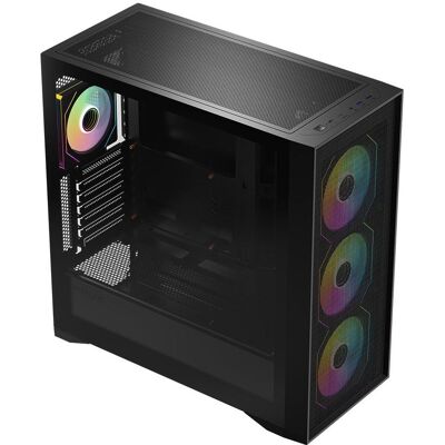 Krux Obudowa Vox (KRXD016) (ATX, mATX, Mini-ITX), PC Gehäuse, Schwarz Krux Obudowa Vox (KRXD016) (ATX, mATX, Mini-ITX), PC Gehäuse, Schwarz