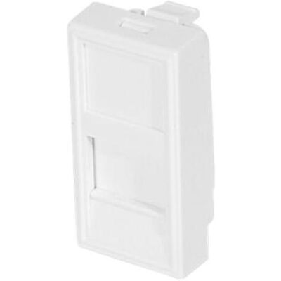 Exertis Connect Dexlan Frontplatten-Einsatz 22,5 x 45 mm für 1 Keystone-Modul, signalweiss RAL 9003, PC Gehäuse Zubehör Exertis Connect Dexlan Frontplatten-Einsatz 22,5 x 45 mm für 1 Keystone-Modul, signalweiss RAL 9003, PC Gehäuse Zubehör