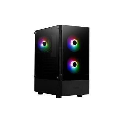 Gamdias Boitier Moyen Tour ATX Argus E3 v2 RGB avec panneau vitré (Noir) (ATX), PC Gehäuse, Schwarz Gamdias Boitier Moyen Tour ATX Argus E3 v2 RGB avec panneau vitré (Noir) (ATX), PC Gehäuse, Schwarz