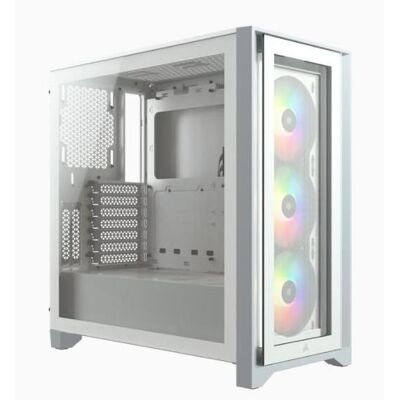 Corsair Icue 4000X Rgb Midi Tower, PC Gehäuse, Schwarz Corsair Icue 4000X Rgb Midi Tower, PC Gehäuse, Schwarz