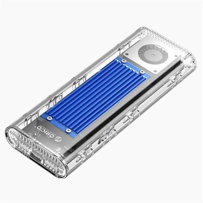 Orico M.2 NVME Enclosure 20Gbps Gaming User+Video Editor (Blue) (M.2), Festplattengehäuse, Blau Orico M.2 NVME Enclosure 20Gbps Gaming User+Video Editor (Blue) (M.2), Festplattengehäuse, Blau