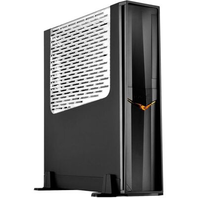 Silverstone SST-RVZ02B-W - Raven Mini-ITX schmales Gaming Computer Gehäuse mit Fenster, schwarz (Mini-ITX), PC Gehäuse, Schwarz Silverstone SST-RVZ02B-W - Raven Mini-ITX schmales Gaming Computer Gehäuse mit Fenster, schwarz (Mini-ITX), PC Gehäuse, Schwarz