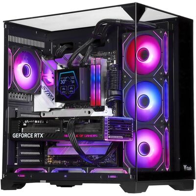 Itek Dark Cave Pano (ATX, mATX, Mini-ITX), PC Gehäuse, Schwarz Itek Dark Cave Pano (ATX, mATX, Mini-ITX), PC Gehäuse, Schwarz