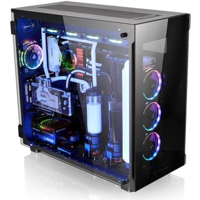 Thermaltake View 91 RGB (E-ATX, XL-ATX), PC Gehäuse, Schwarz Thermaltake View 91 RGB (E-ATX, XL-ATX), PC Gehäuse, Schwarz