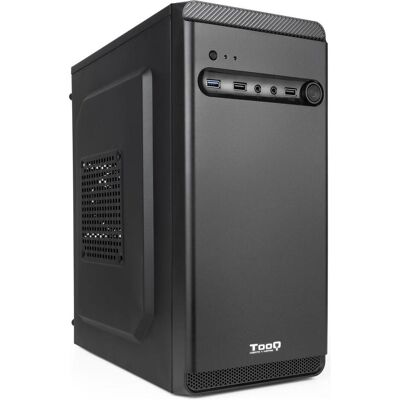 Tooq Technology CAJA MINITORRE MATX TQC-4702U3C-B 1XUSB3.0 (mATX, Mini-ITX), PC Gehäuse, Schwarz Tooq Technology CAJA MINITORRE MATX TQC-4702U3C-B 1XUSB3.0 (mATX, Mini-ITX), PC Gehäuse, Schwarz