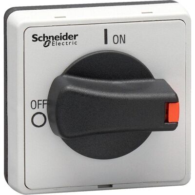 Schneider TeSys VLS Drehgriff, IEC IP65 und NEMA in Schwarz VLSH4S5B, Schalter + Taster, Schwarz Schneider TeSys VLS Drehgriff, IEC IP65 und NEMA in Schwarz VLSH4S5B, Schalter + Taster, Schwarz